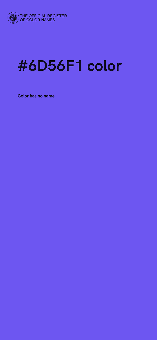 #6D56F1 color image