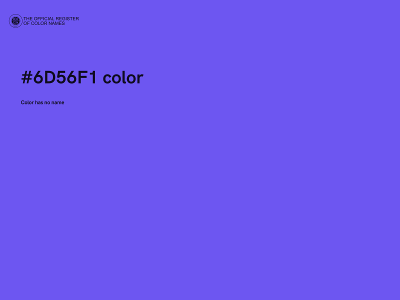 #6D56F1 color image