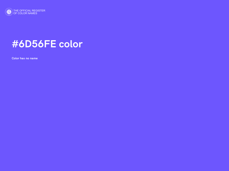 #6D56FE color image