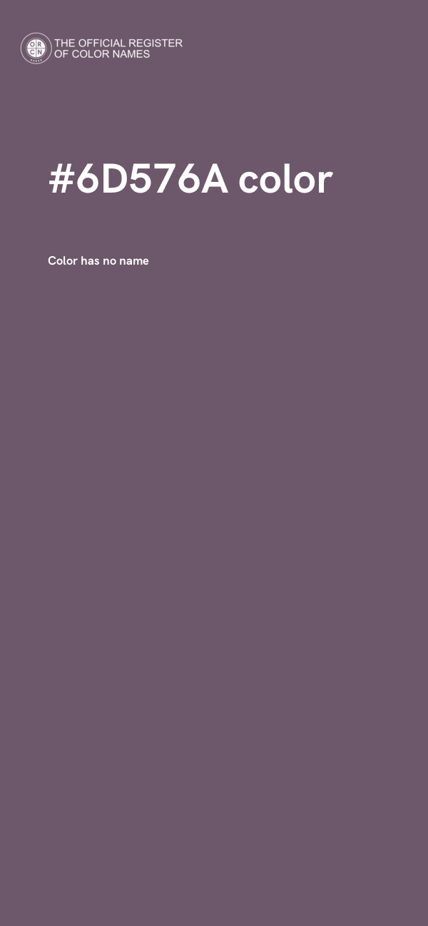 #6D576A color image