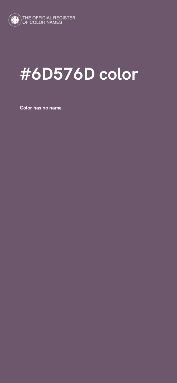 #6D576D color image