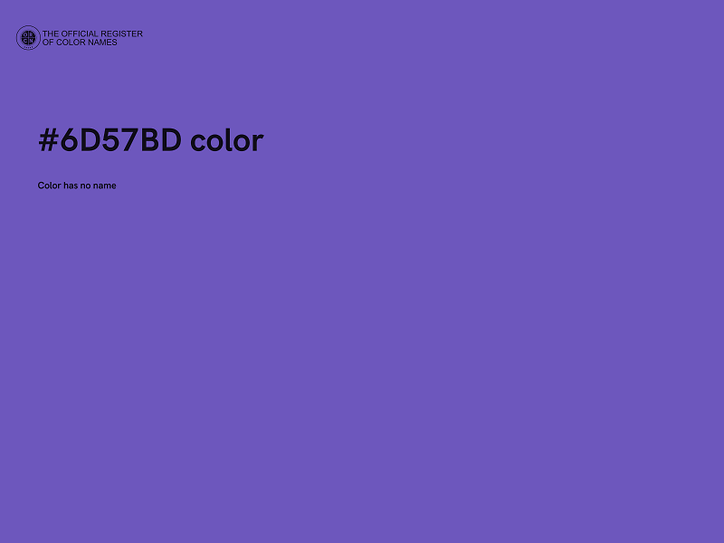 #6D57BD color image