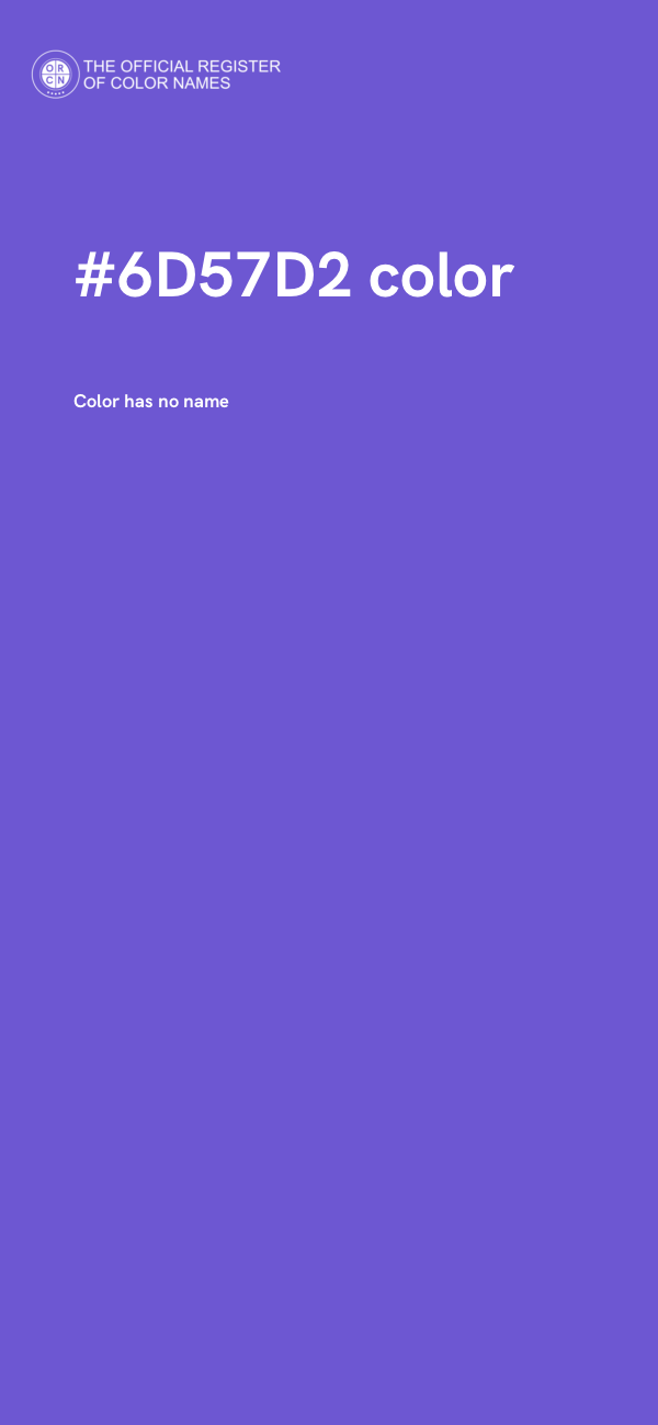 #6D57D2 color image