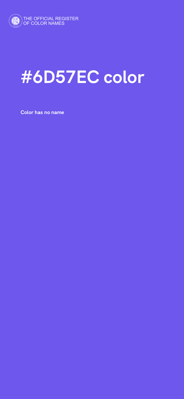 #6D57EC color image