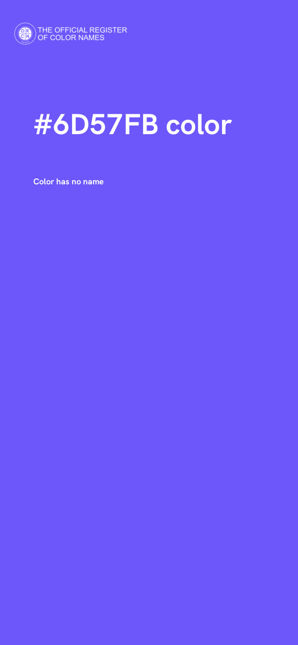 #6D57FB color image