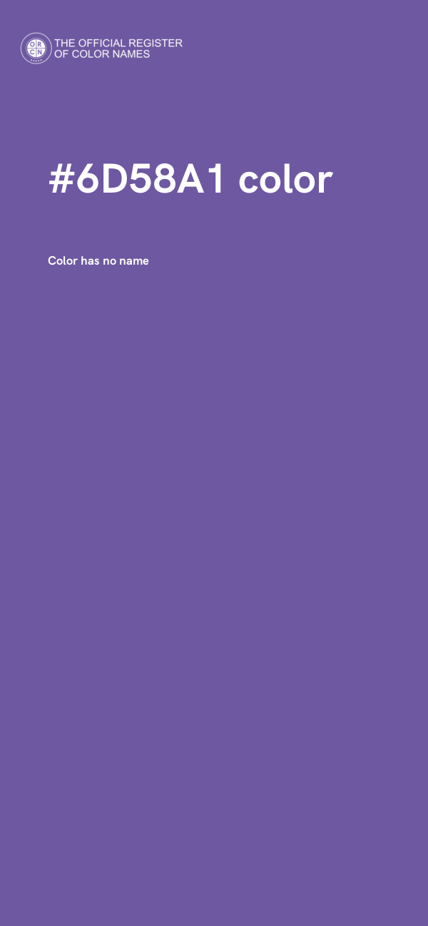 #6D58A1 color image