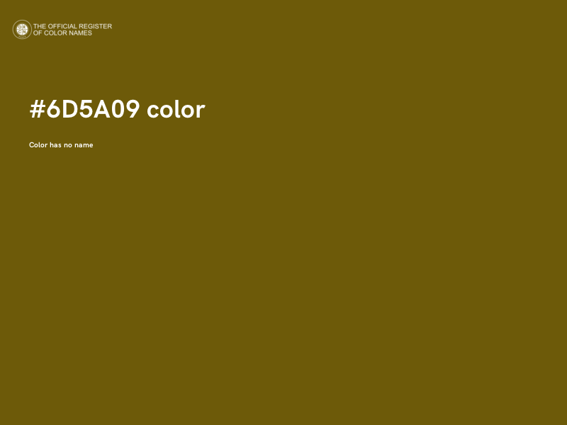 #6D5A09 color image