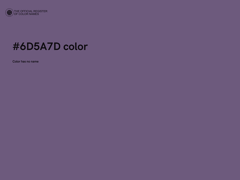 #6D5A7D color image