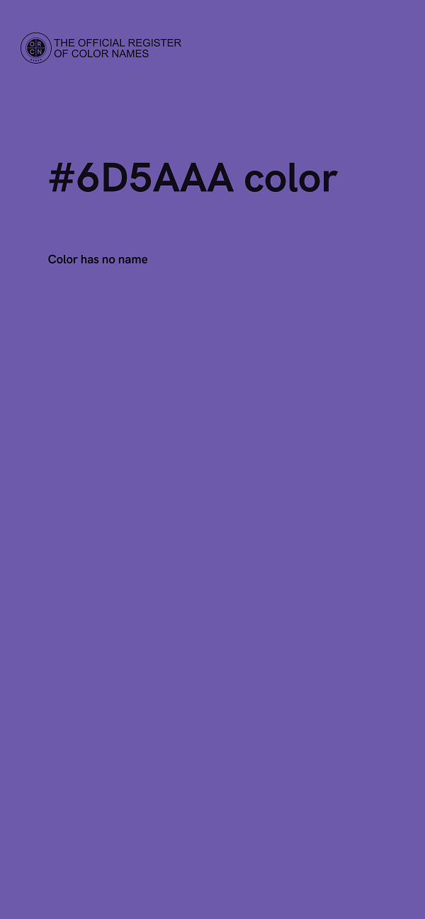 #6D5AAA color image