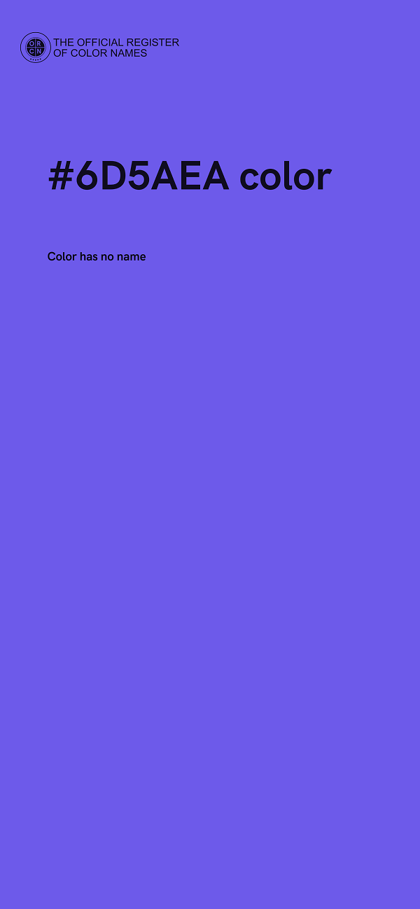 #6D5AEA color image