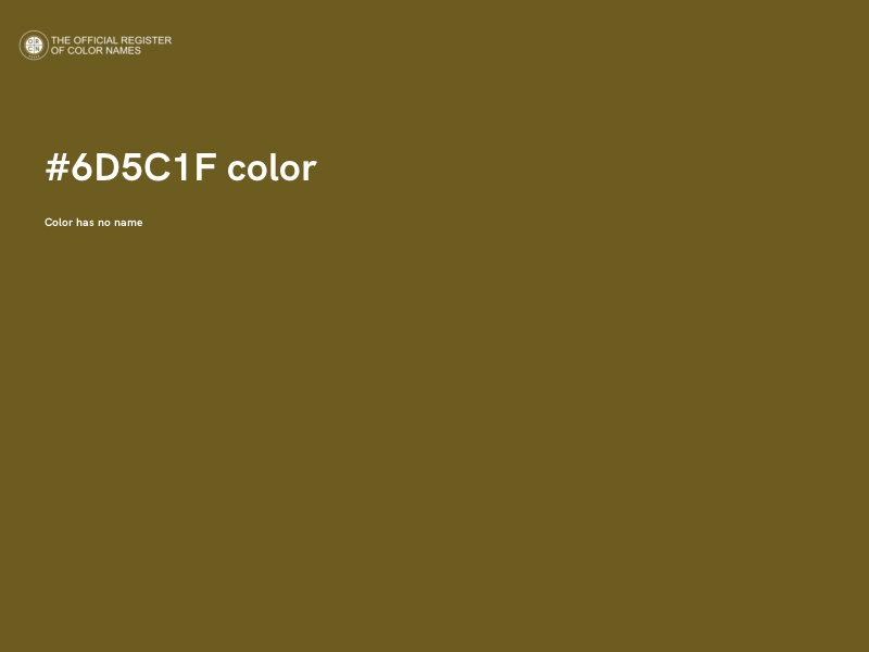 #6D5C1F color image