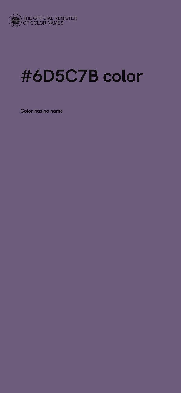 #6D5C7B color image