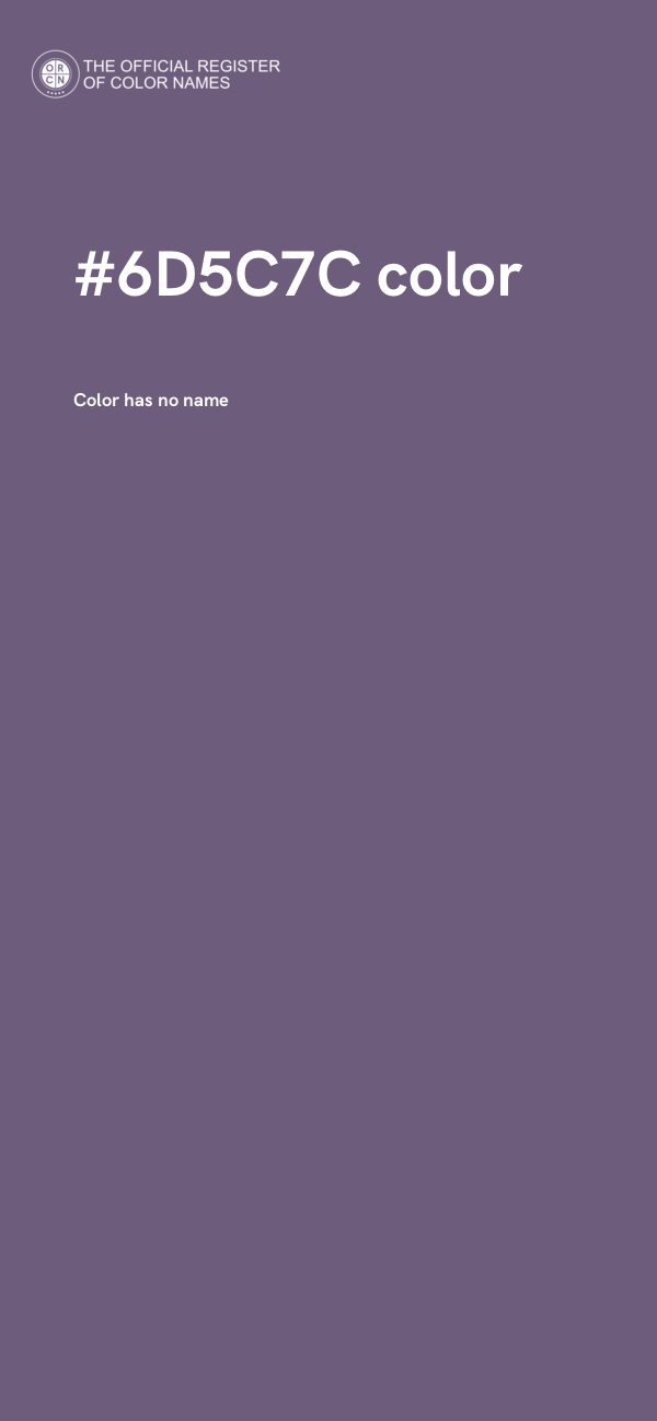 #6D5C7C color image
