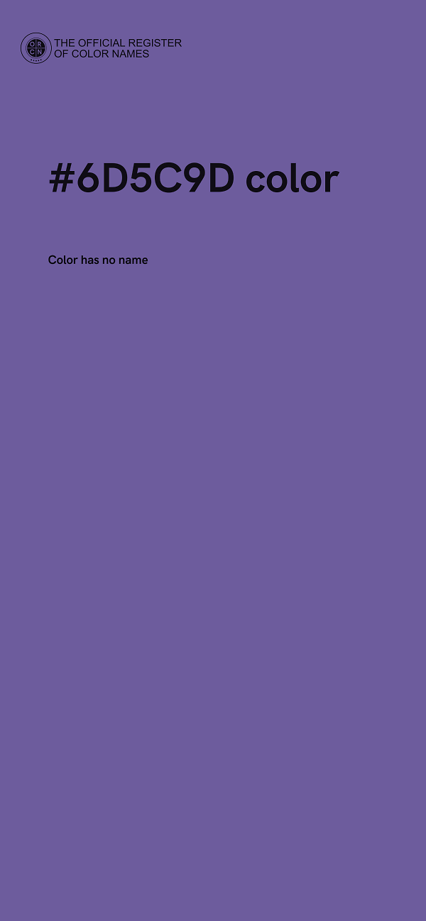 #6D5C9D color image