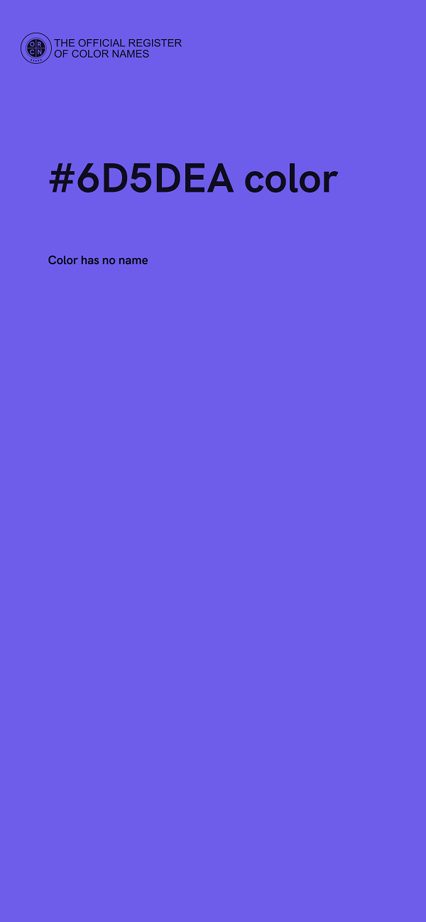 #6D5DEA color image