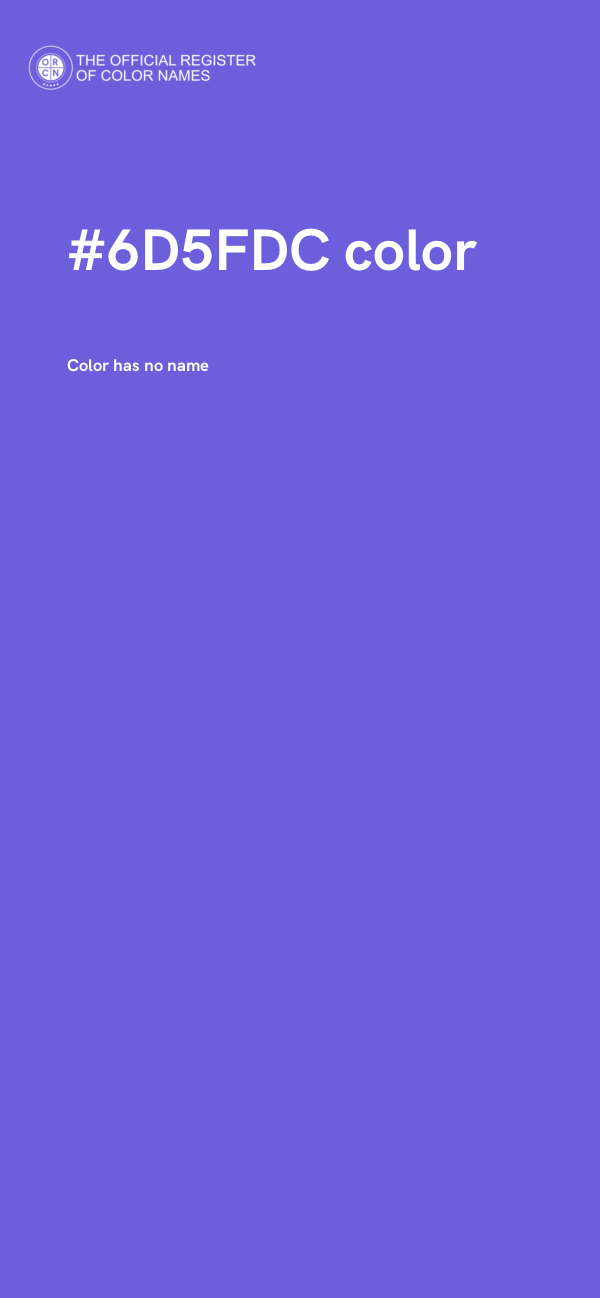 #6D5FDC color image
