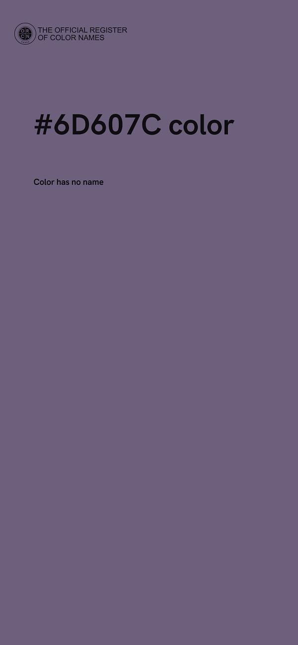 #6D607C color image