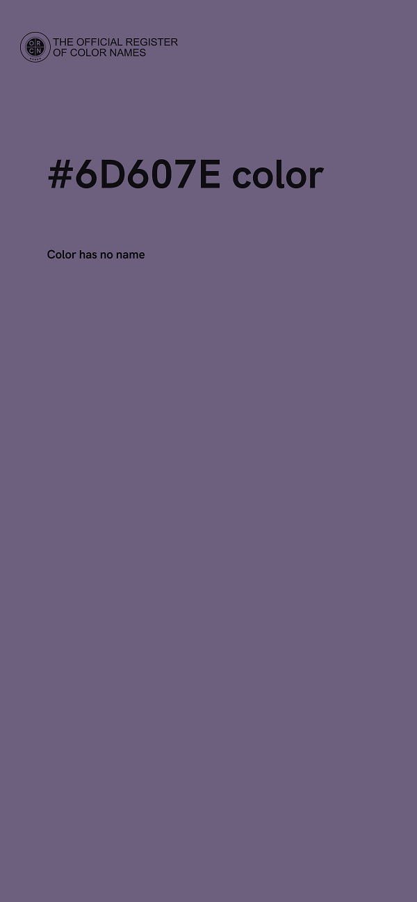 #6D607E color image