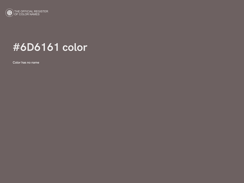 #6D6161 color image