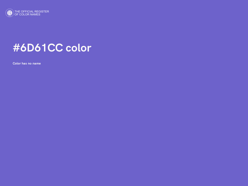 #6D61CC color image