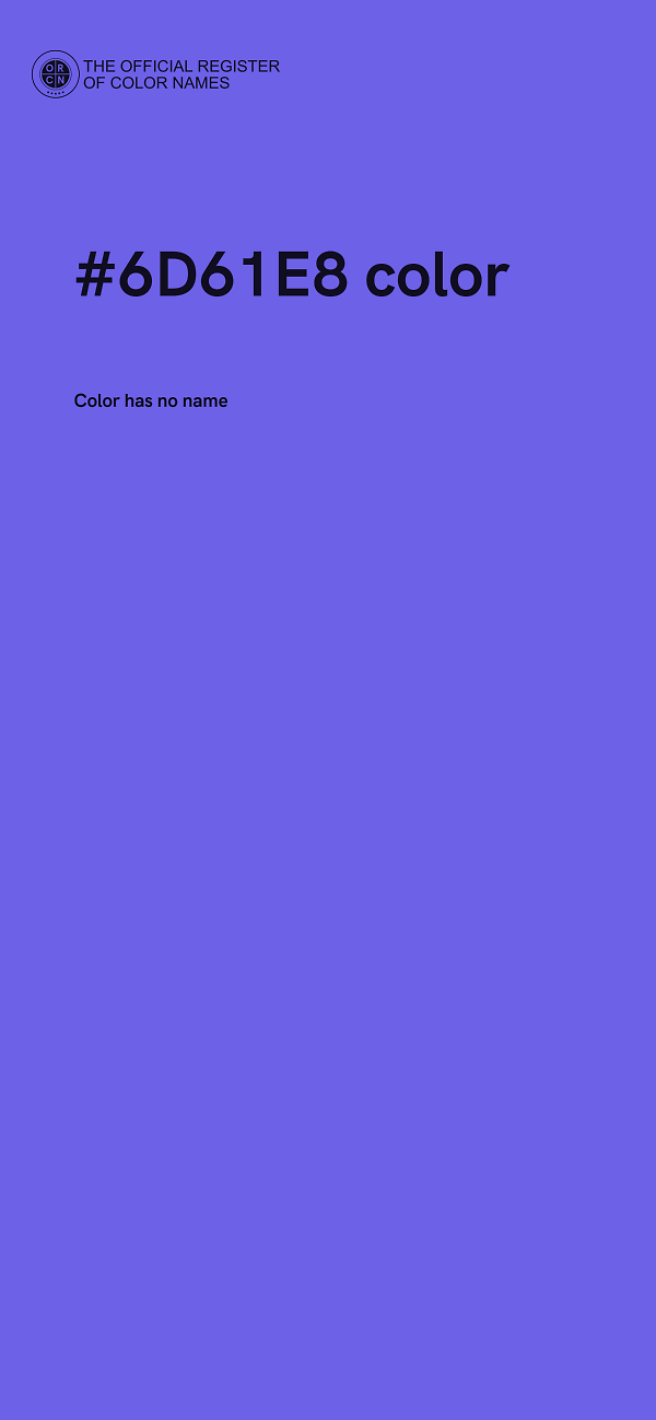 #6D61E8 color image