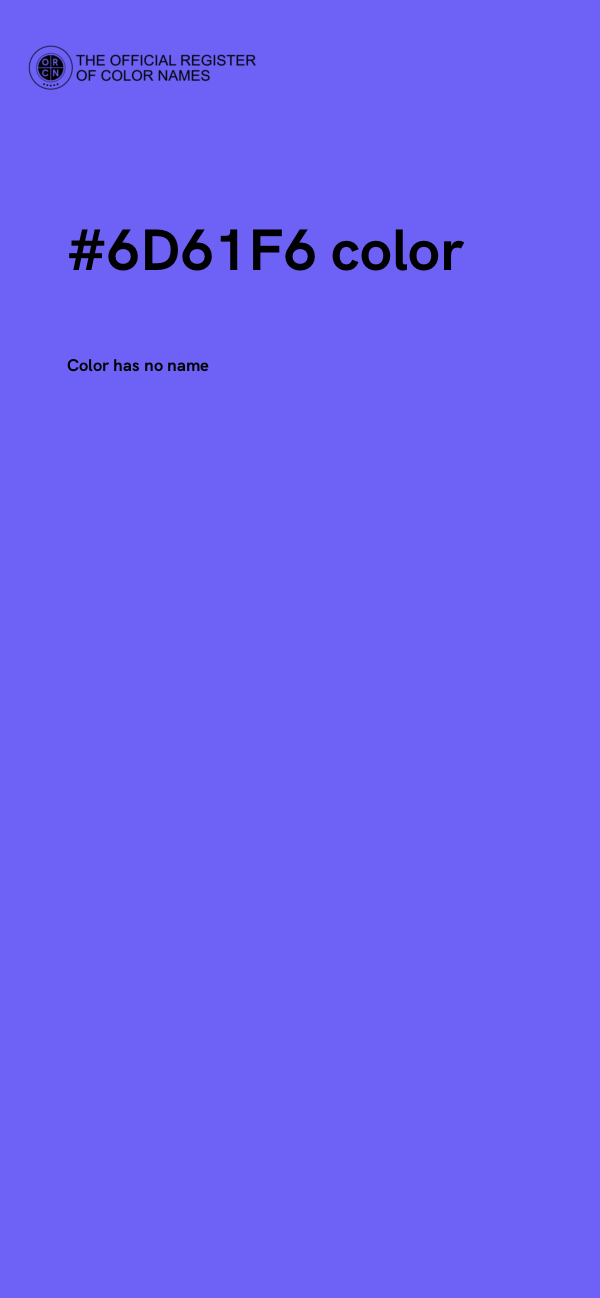 #6D61F6 color image