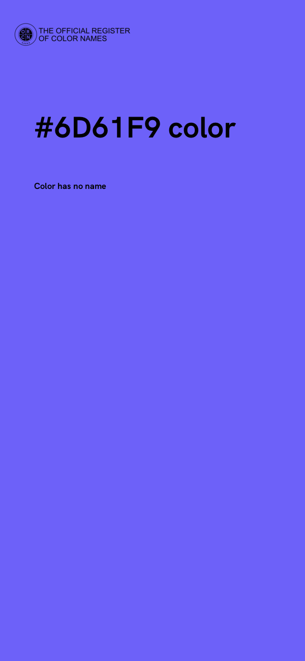 #6D61F9 color image