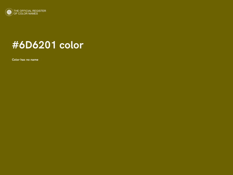 #6D6201 color image