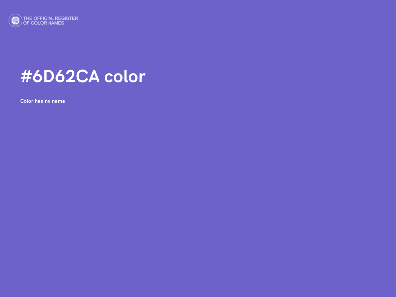 #6D62CA color image