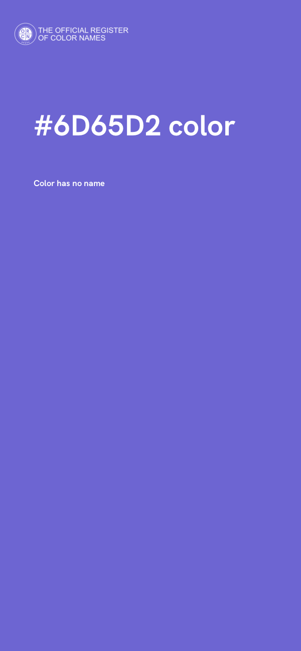 #6D65D2 color image