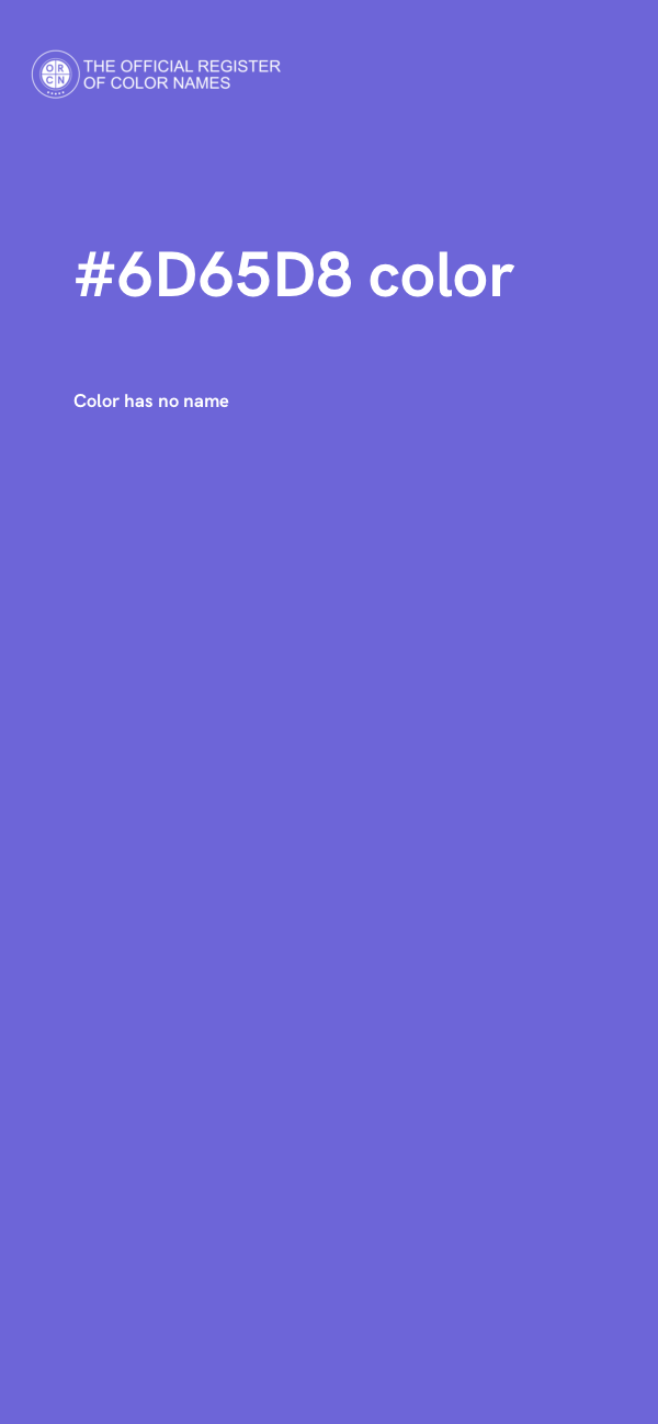 #6D65D8 color image