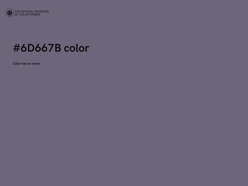 #6D667B color image