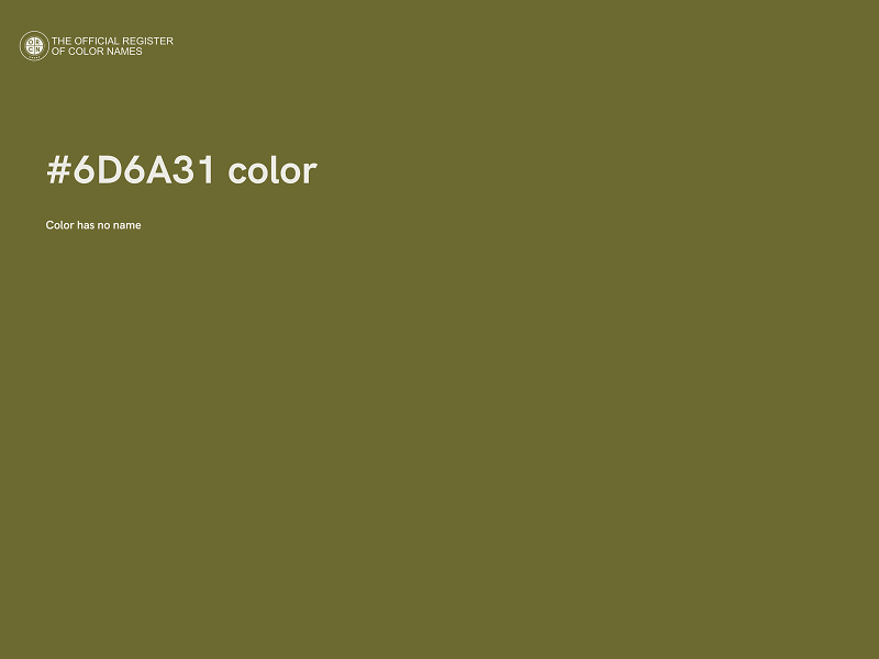 #6D6A31 color image