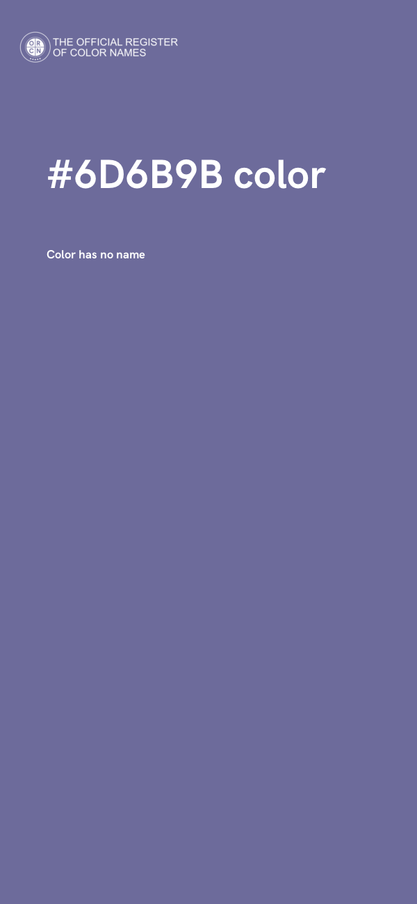 #6D6B9B color image