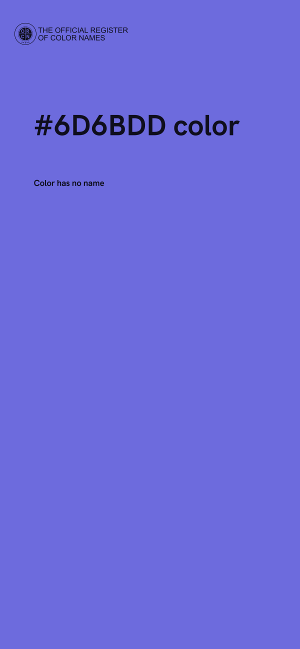 #6D6BDD color image