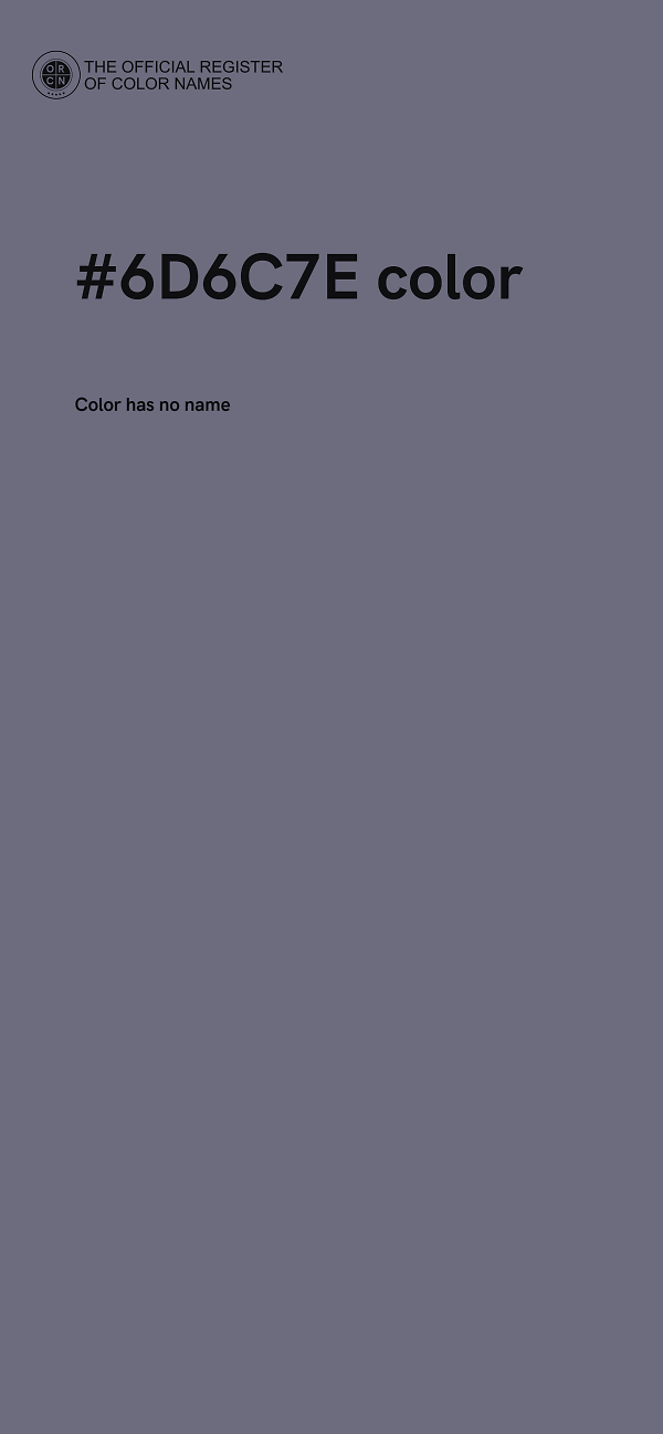 #6D6C7E color image