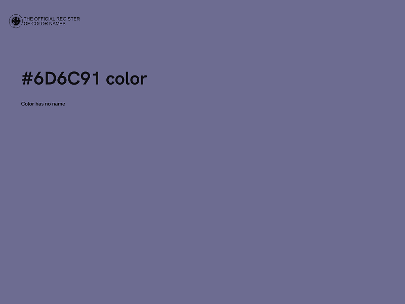 #6D6C91 color image