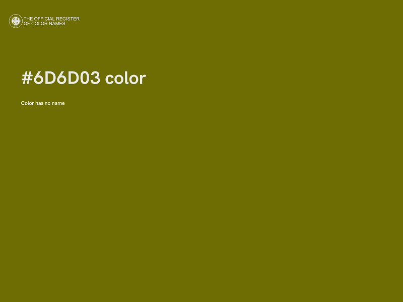 #6D6D03 color image