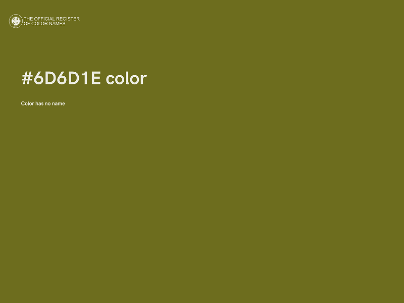 #6D6D1E color image
