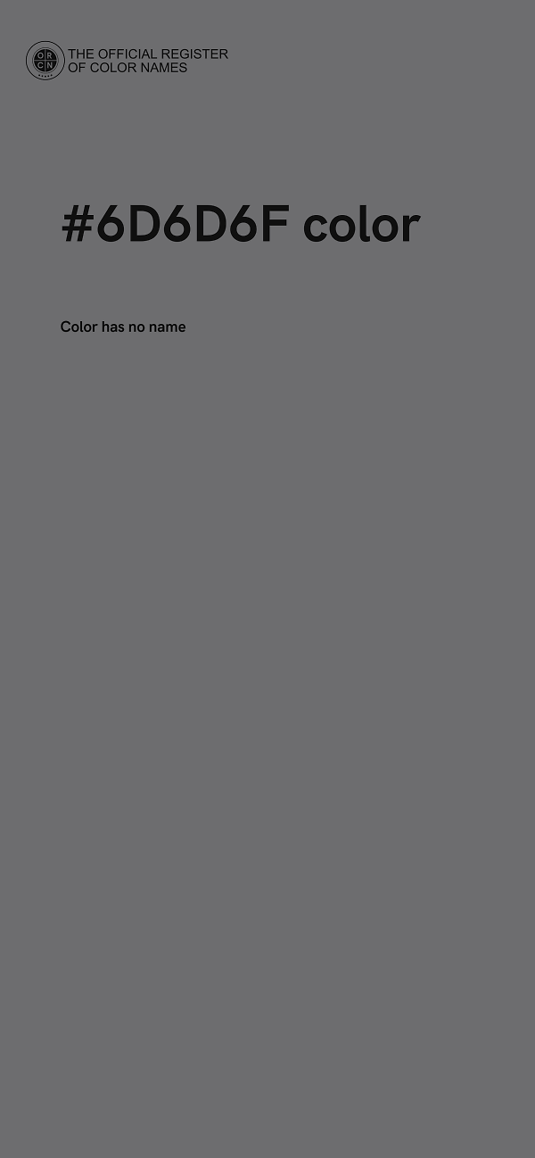 #6D6D6F color image