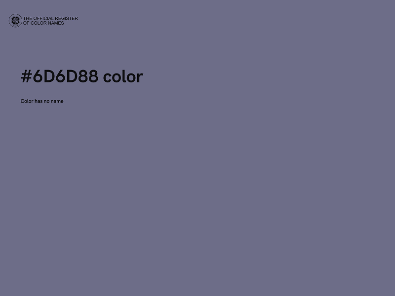 #6D6D88 color image