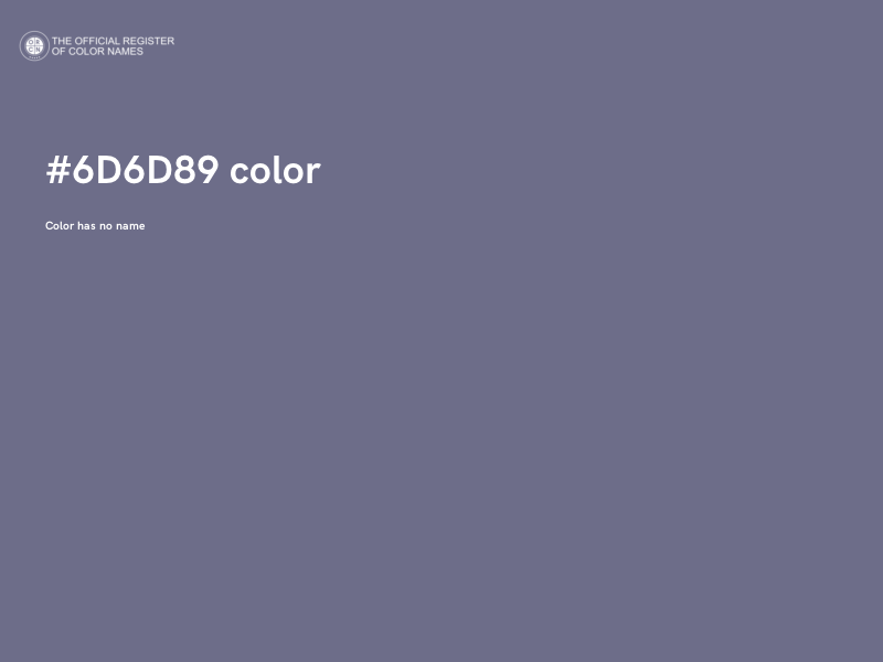 #6D6D89 color image