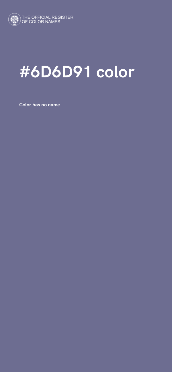 #6D6D91 color image