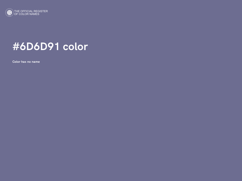 #6D6D91 color image