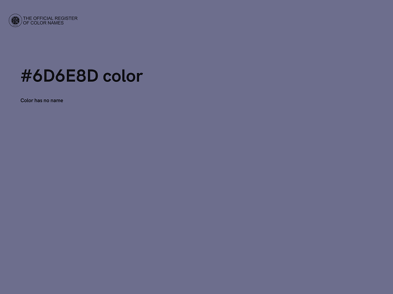 #6D6E8D color image