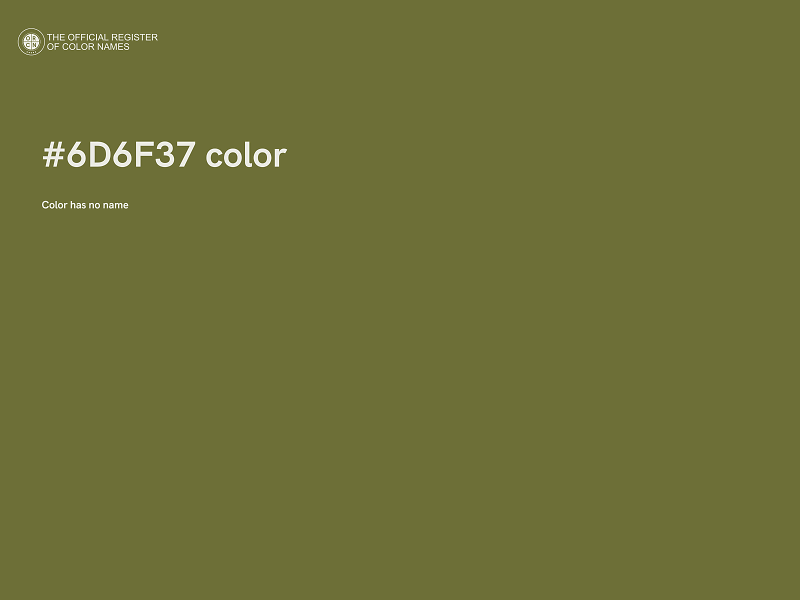 #6D6F37 color image
