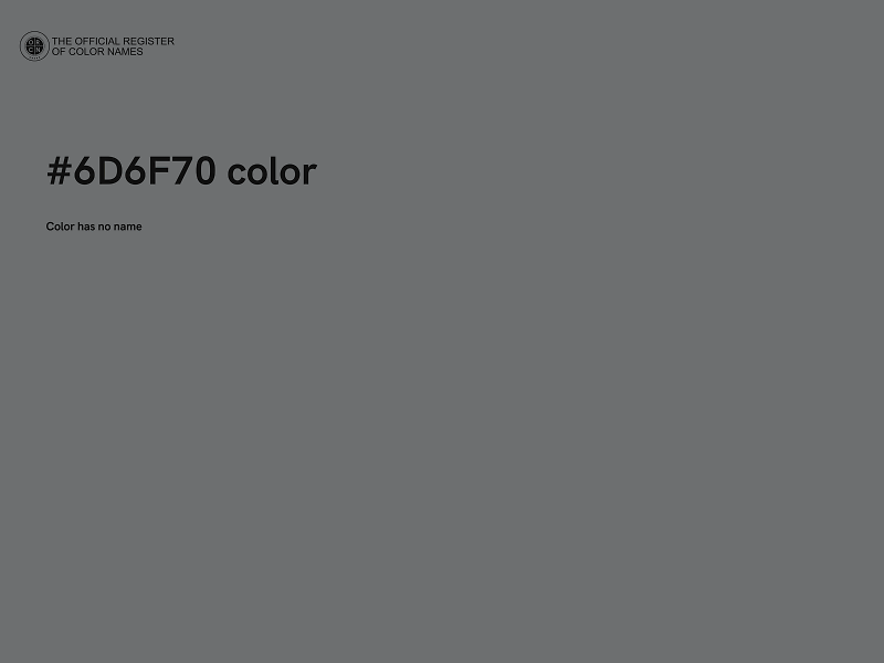 #6D6F70 color image