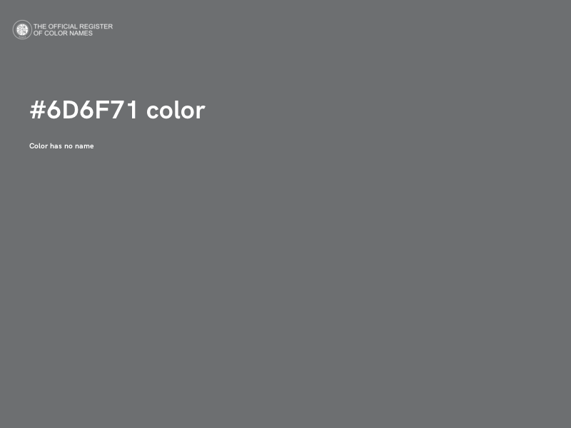 #6D6F71 color image