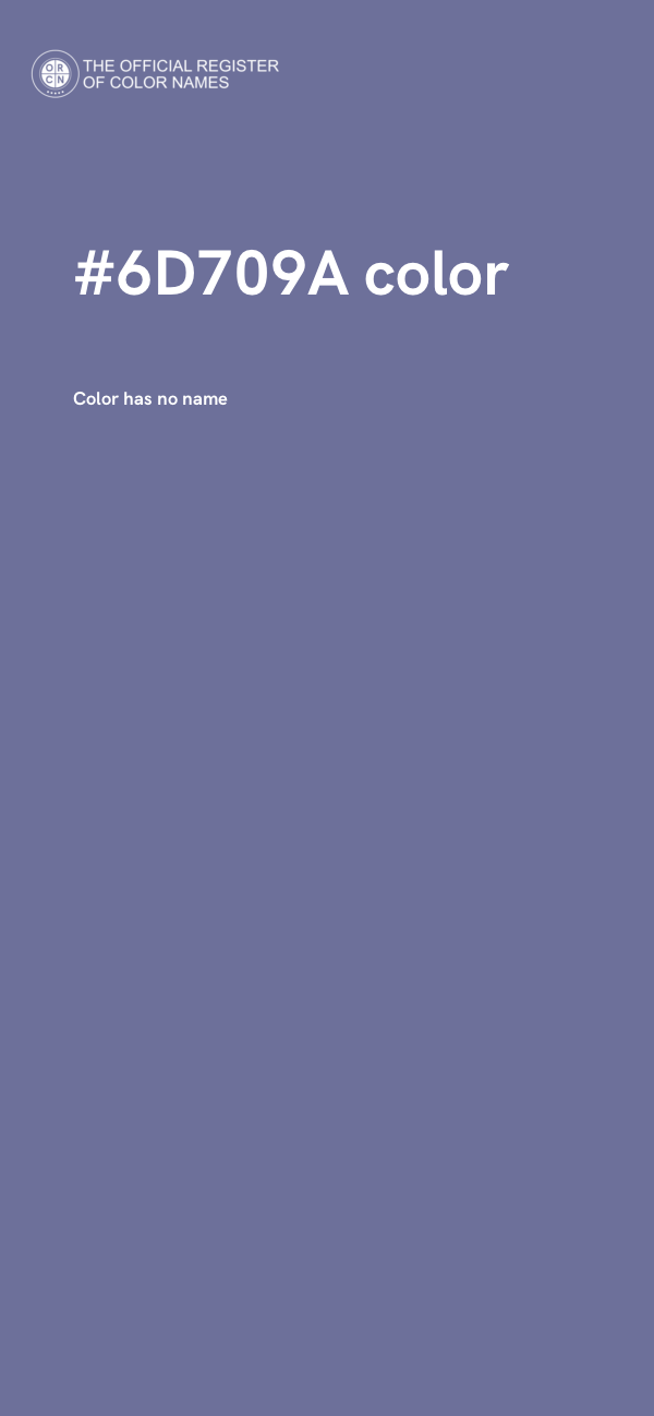 #6D709A color image