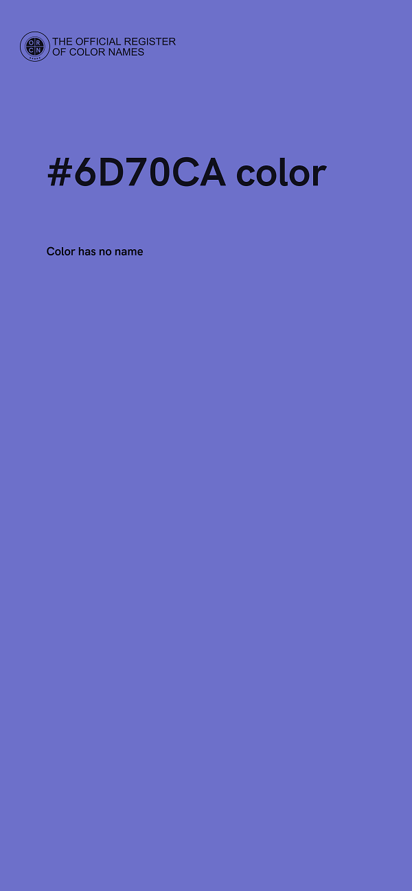 #6D70CA color image